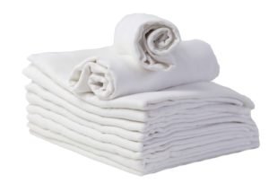 Hydrofiele Doeken - Hydrofiele Luiers - 80 x 80 cm - 10 pack - Wit