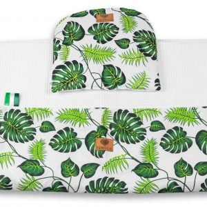 Materiaal & afmetingen Materiaal Katoen Kleur groen | wit Materiaal vulling Polyester