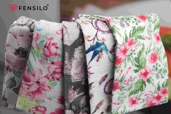 Hydrofiele Doeken - Hydrofiele Luiers - 70 x 80 cm - 20 pack - Roze- Bloemen - Meisje - Standard 100 by Oeko-tex® - Fensilo - Image 2