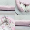 Babynestje – Roze- Wit – Meisje - 90x50cm