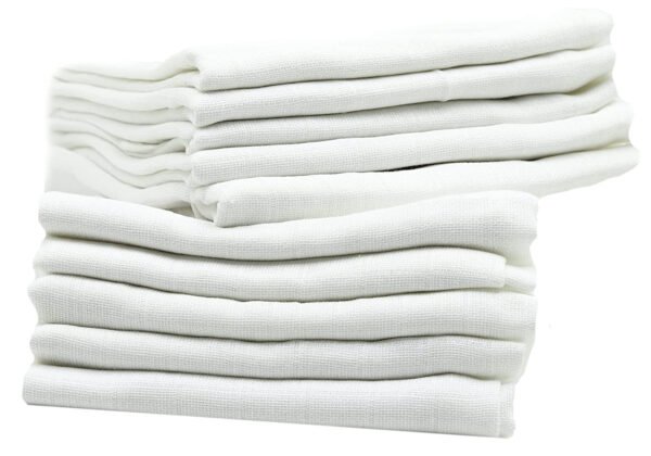 10 hydrofiele luiers,sneldrogend, te gebruiken als wasbare luier, handdoek, spuugdoek, of als onderlegger bij het verschonen.Spucktücher für Jungen und Mädchen Fensilo