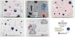 10 hydrofiele luiers,sneldrogend, te gebruiken als wasbare luier, handdoek, spuugdoek, of als onderlegger bij het verschonen.Spucktücher für Jungen und Mädchen Fensilo