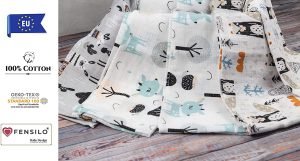 Fensilo, unisex, baby, love, babydecke, weiß, girl, Baumwolle, Decke, 70cmx80cm, 6 pack Baby Mulltücher; Mullwindeln; Spucktücher; fensilo; mulltücher baby; mulltücher baby mädchen; spucktücher baby; spucktücher baby mädchen; spucktuch junge; Fensilo baby; Fensilo baby blanket; blanket; baby blanket; newborn; object; knitted, gray, lama, deer, beaver