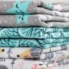 Fensilo, unisex, baby, love, babydecke, weiß, boy, girl, Baumwolle, Decke, 80cmx80cm, 6 pack Baby Mulltücher; Mullwindeln; Spucktücher; fensilo; mulltücher baby; mulltücher baby mädchen; spucktücher baby; spucktücher baby mädchen; spucktuch junge; Fensilo baby; Fensilo baby blanket; blanket; baby blanket; newborn; stars, porcupine, fox, forest