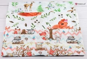 Fensilo, unisex, baby, love, babydecke, weiß, boy, girl, Baumwolle, Decke, 70cmx80cm, 6 pack Baby Mulltücher; Mullwindeln; Spucktücher; fensilo; mulltücher baby; mulltücher baby mädchen; spucktücher baby; spucktücher baby mädchen; spucktuch junge; Fensilo baby; Fensilo baby blanket; blanket; baby blanket; newborn; object; knitted, deer, Fox, raccon, rabbit