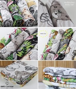 Fensilo, unisex, baby, love, babydecke, weiß, boy, girl, Baumwolle, Decke, 70cmx80cm, 6 pack Baby Mulltücher; Mullwindeln; Spucktücher; fensilo; mulltücher baby; mulltücher baby mädchen; spucktücher baby; spucktücher baby mädchen; spucktuch junge; Fensilo baby; Fensilo baby blanket; blanket; baby blanket; newborn; object; knitted, teddybear, leopard, kungle animals, baby lion