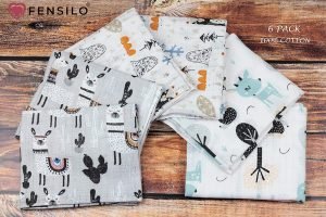 Fensilo, unisex, baby, love, babydecke, weiß, girl, Baumwolle, Decke, 70cmx80cm, 6 pack Baby Mulltücher; Mullwindeln; Spucktücher; fensilo; mulltücher baby; mulltücher baby mädchen; spucktücher baby; spucktücher baby mädchen; spucktuch junge; Fensilo baby; Fensilo baby blanket; blanket; baby blanket; newborn; object; knitted, gray, lama, deer, beaver