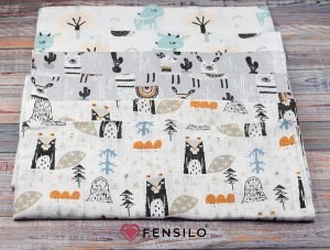 Fensilo, unisex, baby, love, babydecke, weiß, girl, Baumwolle, Decke, 70cmx80cm, 6 pack Baby Mulltücher; Mullwindeln; Spucktücher; fensilo; mulltücher baby; mulltücher baby mädchen; spucktücher baby; spucktücher baby mädchen; spucktuch junge; Fensilo baby; Fensilo baby blanket; blanket; baby blanket; newborn; object; knitted, gray, lama, deer, beaver