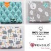 Fensilo, unisex, baby, love, babydecke, weiß, boy, girl, Baumwolle, Decke, 80cmx80cm, 6 pack Baby Mulltücher; Mullwindeln; Spucktücher; fensilo; mulltücher baby; mulltücher baby mädchen; spucktücher baby; spucktücher baby mädchen; spucktuch junge; Fensilo baby; Fensilo baby blanket; blanket; baby blanket; newborn; stars, porcupine, fox, forest
