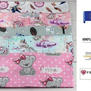 Baby MulltÃ¼cher; Mullwindeln; SpucktÃ¼cher; fensilo; mulltÃ¼cher baby; mulltÃ¼cher baby mÃ¤dchen; spucktÃ¼cher baby; spucktÃ¼cher baby mÃ¤dchen; spucktuch junge; Fensilo baby; Fensilo baby blanket; blanket; baby blanket; newborn; object; knitted; top view; Fensilo.com; white blanket; white; background; beautiful; indoors; sheet; cover; fabric; wash; cushion; bed; polyester; satin; protection; swaddle blanket; comfortable; cotton; hypoallergenic; cute; design; washable; warm; comfy; care; soft; bedroom; set; size; crib; baby crib; outdoor; playground; vacation; park; sleep; colorful; breathable; layers; 2 layers; premium; materials; premium materials; high-quality; quality; unisex; 10 set blankets; blau; rosa; unicorn; dreamcatcher; teddybear;