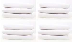FENSILO - Moltontücher - Spucktücher Baby - 12er Pack - 80x80cm – Spucktuch – 100% Baumwolle Flanell Mint – Moltontuch Unisex– Spucktücher für Jungen oder Mädchen