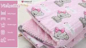 Baby Mulltücher; Mullwindeln; Spucktücher; fensilo; mulltücher baby; mulltücher baby mädchen; spucktücher baby; spucktücher baby mädchen; spucktuch junge; Fensilo baby; Fensilo baby blanket; blanket; baby blanket; newborn; object; knitted; top view; Fensilo.com; white blanket; white; background; beautiful; indoors; sheet; cover; fabric; wash; cushion; bed; polyester; satin; protection; swaddle blanket; comfortable; cotton; hypoallergenic; cute; design; washable; warm; comfy; care; soft; bedroom; set; size; crib; baby crib; outdoor; playground; vacation; park; sleep; colorful; breathable; layers; 2 layers; premium; materials; premium materials; high-quality; quality; unisex; large blanket; wide blanket; long; wide; comfortable blanket; pink; girl; woman; baby girl; cute bear; bearl; forest; forest animals; ribbon;
