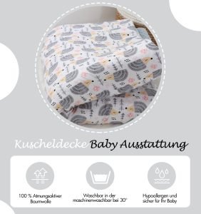 Baby Mulltücher; Mullwindeln; Spucktücher; fensilo; mulltücher baby; mulltücher baby mädchen; spucktücher baby; spucktücher baby mädchen; spucktuch junge; Fensilo baby; Fensilo baby blanket; blanket; baby blanket; newborn; object; knitted; top view; Fensilo.com; white blanket; white; background; beautiful; indoors; sheet; cover; fabric; wash; cushion; bed; polyester; satin; protection; swaddle blanket; comfortable; cotton; hypoallergenic; cute; design; washable; warm; comfy; care; soft; bedroom; set; size; crib; baby crib; outdoor; playground; vacation; park; sleep; colorful; breathable; layers; 2 layers; premium; materials; premium materials; high-quality; quality; unisex; large blanket; wide blanket; long; wide; comfortable blanket; adorable design; adorable animals; lovely animals; luxurious design; porcupine;