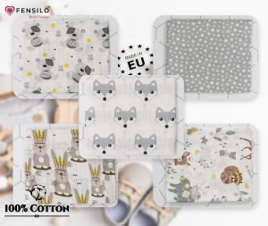 Baby Mulltücher; Mullwindeln; Spucktücher; fensilo; mulltücher baby; ulltücher baby mädchen; pucktücher baby mädchen; spucktuch junge; ensilo baby blanket; blanket; baby blanket; newborn; object; nitted; top view; Fensilo.com; white blanket; white; background; eautiful; indoors; sheet; cover; fabric; wash; cushion; ed; polyester; satin; protection; swaddle blanket; comfortable; otton; hypoallergenic; cute; design; washable; warm; omfy; care; soft; bedroom; set; size; crib; baby crib; outdoor; layground; vacation; park; sleep; colorful; breathable; ayers; 2 layers; premium; materials; premium materials; igh-quality; quality; unisex; 5 set blankets; ray; adorable animals; forest animals; rabbit; deer; indian hut; bear; stars; spucktücher baby; Fensilo baby;