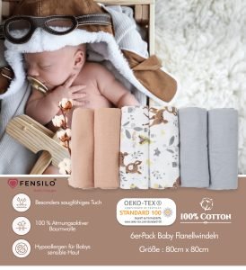 Baby Mulltücher; Mullwindeln; Spucktücher; fensilo; mulltücher baby; mulltücher baby mädchen; spucktücher baby; spucktücher baby mädchen; spucktuch junge; Fensilo baby; Fensilo baby blanket; blanket; baby blanket; newborn; object; knitted; top view; Fensilo.com; white blanket; white; background; beautiful; indoors; sheet; cover; fabric; wash; cushion; bed; polyester; satin; protection; swaddle blanket; comfortable; cotton; hypoallergenic; cute; design; washable; warm; comfy; care; soft; bedroom; set; size; crib; baby crib; outdoor; playground; vacation; park; sleep; colorful; breathable; layers; 2 layers; premium; materials; premium materials; high-quality; quality; unisex; 6 set blankets; Gray; Brown; animal design; adorable animals; cute animals; deer; indian hut; leaves;