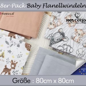 Baby MulltÃ¼cher; Mullwindeln; SpucktÃ¼cher; fensilo; mulltÃ¼cher baby; mulltÃ¼cher baby mÃ¤dchen; spucktÃ¼cher baby; spucktÃ¼cher baby mÃ¤dchen; spucktuch junge; Fensilo baby; Fensilo baby blanket; blanket; baby blanket; newborn; object; knitted; top view; Fensilo.com; white blanket; white; background; beautiful; indoors; sheet; cover; fabric; wash; cushion; bed; polyester; satin; protection; swaddle blanket; comfortable; cotton; hypoallergenic; cute; design; washable; warm; comfy; care; soft; bedroom; set; size; crib; baby crib; outdoor; playground; vacation; park; sleep; colorful; breathable; layers; 2 layers; premium; materials; premium materials; high-quality; quality; unisex; 6 set blankets; Gray; Brown; animal design; adorable animals; cute animals; deer; indian hut; leaves; elephant; Zebra;