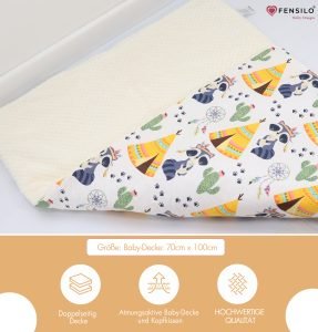 Baby Mulltücher; Mullwindeln; Spucktücher; fensilo; mulltücher baby; mulltücher baby mädchen; spucktücher baby; spucktücher baby mädchen; spucktuch junge; Fensilo baby; Fensilo baby blanket; blanket; baby blanket; newborn; object; knitted; top view; Fensilo.com; white blanket; white; background; beautiful; indoors; sheet; cover; fabric; wash; cushion; bed; polyester; satin; protection; swaddle blanket; comfortable; cotton; hypoallergenic; cute; design; washable; warm; comfy; care; soft; bedroom; set; size; crib; baby crib; outdoor; playground; vacation; park; sleep; colorful; breathable; layers; 2 layers; premium; materials; premium materials; high-quality; quality; unisex; large blanket; wide blanket; long; wide; comfortable blanket; adorable design; adorable animals; lovely animals; luxurious design; deer; leaves; indian hut;