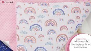 Baby Mulltücher; Mullwindeln; Spucktücher; fensilo; mulltücher baby; mulltücher baby mädchen; spucktücher baby; spucktücher baby mädchen; spucktuch junge; Fensilo baby; Fensilo baby blanket; blanket; baby blanket; newborn; object; knitted; top view; Fensilo.com; background; beautiful; indoors; sheet; cover; fabric; wash; cushion; bed; polyester; satin; protection; swaddle blanket; comfortable; cotton; hypoallergenic; cute; design; washable; warm; comfy; care; soft; bedroom; set; size; baby pillow; crib; baby crib; outdoor; playground; vacation; park; sleep; colorful; breathable; layers; 2 layers; premium; materials; premium materials; high-quality; quality; indoor; girl; baby girl; rainbow; colorful rainbow; pregnant; maternity; adorable blanket; pretty design; baby girl blanket;