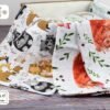 FENSILO - hydrofielluiers, 6 stuks, 70 x 80 cm, stoffen luiers, Made in EU, getest op schadelijke stoffen, spuugdoeken baby voor jongens en meisjes, babyluiers - Image 4