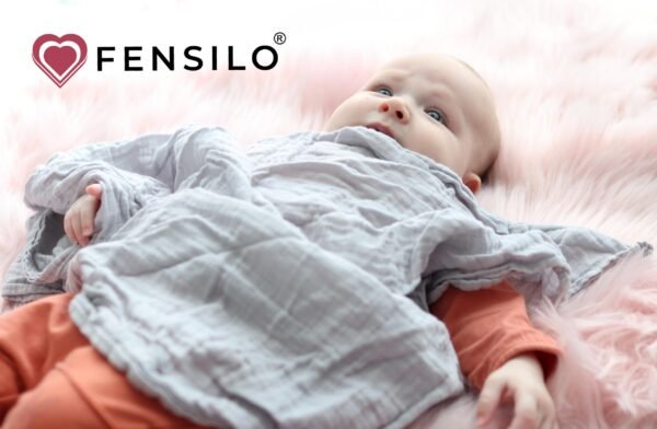 FENSILO Babydoekjes, spuugdoeken voor baby's, luiers, verpakking van 5, 70 x 80 cm, C1-10003 - Image 7