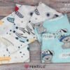 Fensilo Stofluiers, verpakking van 6 stuks, 70 x 80 cm, stoffen luiers, made in EU, getest op schadelijke stoffen, spuugdoeken voor baby's en jongens, blauw - Image 5