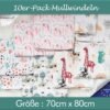 FENSILO Weefseldoeken - gaasluiers - verpakking van 10 stuks 70 x 80 cm - stoffen luiers, Made in EU, getest op schadelijke stoffen - spuugdoeken baby meisjes jongens doek - Image 3
