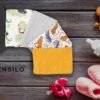 FENSILO|Baby|Katoenen mousseline|4pack|65x70 cm|Hydrofiele Luiers|Hydrofiele Doeken|jongens en meisjes|gaasluiers|babyluiers zwart, blauw, geel, beige - Image 8