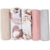 FENSILO Babydoekjes, spuugdoeken voor baby's, luiers, verpakking van 5, 70 x 80 cm, C1-10003