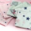 FENSILO - Mulldoeken, luiers voor meisjes, verpakking van 6 stuks, 70 x 80 cm, Made in EU, getest op schadelijke stoffen, spuugdoekenset voor meisjes, babyluiers, roze, Oeko-Tex gecertificeerd - Image 5