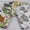 FENSILO - Mulldoeken, luiers voor baby's, verpakking van 6 stuks, 70 x 80 cm, stoffen luiers, made in EU, getest op schadelijke stoffen, spuugdoeken baby voor jongens en meisjes, groen - Image 6