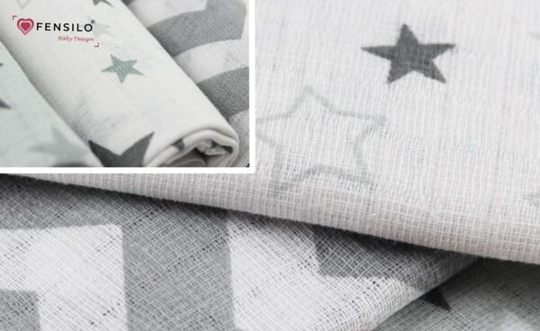Spuugdoekjes voor baby's, voor jongens en meisjes, hydrofieldoeken, 3 stuks, 70 x 80 cm, stoffen luiers, made in EU, getest op schadelijke stoffen baby luiers - Image 7