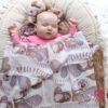 FENSILO Babydoekjes, spuugdoeken voor baby's, luiers, verpakking van 5, 70 x 80 cm, C1-10003 - Image 5