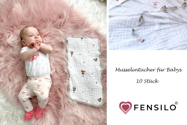 Hydrofiele Muslin Luiers 4 lagen - Image 4